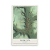 Map of Plum City, Wisconsin, 12 x 18 inch unframed archival matte print