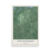 Map of the Town of Radisson, Wisconsin, 12 x 18 inch unframed archival matte print