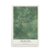 Map of Richland, Rusk County, Wisconsin, 12 x 18 inch unframed archival matte print