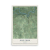 Map of Rock Creek, Wisconsin, 12 x 18 inch unframed archival matte print