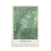 Map of Rock Falls, Wisconsin, 12 x 18 inch unframed archival matte print