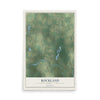 Map of Rockland, Manitowoc County, Wisconsin, 12 x 18 inch unframed archival matte print