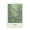 Map of Rubicon, Wisconsin, 12 x 18 inch unframed archival matte print