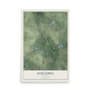Map of Schleswig, Wisconsin, 12 x 18 inch unframed archival matte print