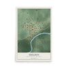 Map of Sheldon, Rusk County, Wisconsin, 12 x 18 inch unframed archival matte print