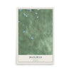 Map of Skanawan, Wisconsin, 12 x 18 inch unframed archival matte print