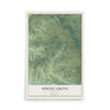 Map of Spring Grove, Wisconsin, 12 x 18 inch unframed archival matte print