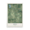 Map of Spruce, Wisconsin, 12 x 18 inch unframed archival matte print