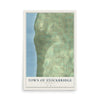 Map of the Town of Stockbridge, Wisconsin, 12 x 18 inch unframed archival matte print