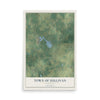 Map of the Town of Sullivan, Wisconsin, 12 x 18 inch unframed archival matte print