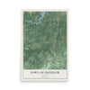 Map of the Town of Superior, Wisconsin, 12 x 18 inch unframed archival matte print