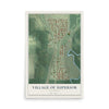 Map of the Village of Superior, Wisconsin, 12 x 18 inch unframed archival matte print
