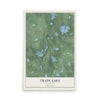 Map of Trade Lake, Wisconsin, 12 x 18 inch unframed archival matte print