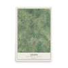 Map of Union, Rock County, Wisconsin, 12 x 18 inch unframed archival matte print