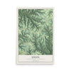 Map of Union, Vernon County, Wisconsin, 12 x 18 inch unframed archival matte print