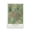 Map of Union Grove, Wisconsin, 12 x 18 inch unframed archival matte print