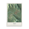 Map of Viola, Wisconsin, 12 x 18 inch unframed archival matte print
