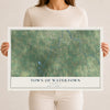 Map of the Town of Watertown, Wisconsin, 12 x 18 inch unframed archival matte print