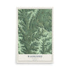 Map of Waumandee, Wisconsin, 12 x 18 inch unframed archival matte print