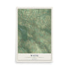 Map of Wayne, Washington County, Wisconsin, 12 x 18 inch unframed archival matte print