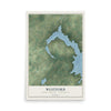 Map of Westford, Dodge County, Wisconsin, 12 x 18 inch unframed archival matte print