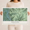 Map of Wheatland, Vernon County, Wisconsin, 12 x 18 inch unframed archival matte print