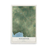 Map of Winchester, Winnebago County, Wisconsin, 12 x 18 inch unframed archival matte print