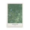 Map of Worcester, Wisconsin, 12 x 18 inch unframed archival matte print