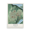 Map of Bolivar, West Virginia, 12 x 18 inch unframed archival matte print