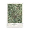 Map of Bridgeport, West Virginia, 12 x 18 inch unframed archival matte print