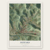 Despard, West Virginia map print, the full design