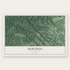 Herndon, West Virginia map print, the full design