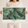 Map of Kimball, West Virginia, 12 x 18 inch unframed archival matte print