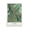 Map of Lester, West Virginia, 12 x 18 inch unframed archival matte print