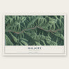 Mallory, West Virginia map print, the full design