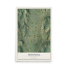 Map of Montrose, West Virginia, 12 x 18 inch unframed archival matte print