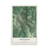 Map of North Hills, West Virginia, 12 x 18 inch unframed archival matte print