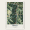 Sharon, West Virginia map print, the full design