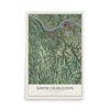 Map of South Charleston, West Virginia, 12 x 18 inch unframed archival matte print