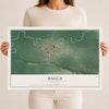 Map of Baggs, Wyoming, 12 x 18 inch unframed archival matte print