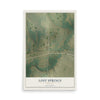 Map of Lost Springs, Wyoming, 12 x 18 inch unframed archival matte print