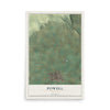 Map of Powell, Wyoming, 12 x 18 inch unframed archival matte print