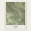 Recluse, Wyoming map print, the full design