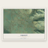 Smoot, Wyoming map print, the full design