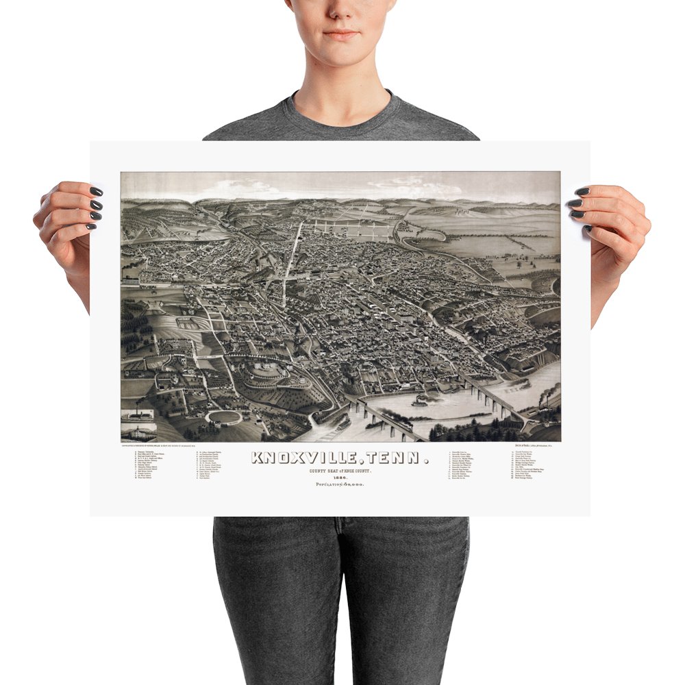 Knoxville, TN 1886 - Available at KNOWOL