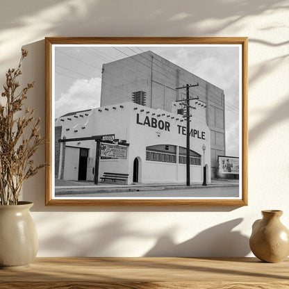 Labor Temple Tucson Arizona 1937 Historical Photograph - Available at KNOWOL