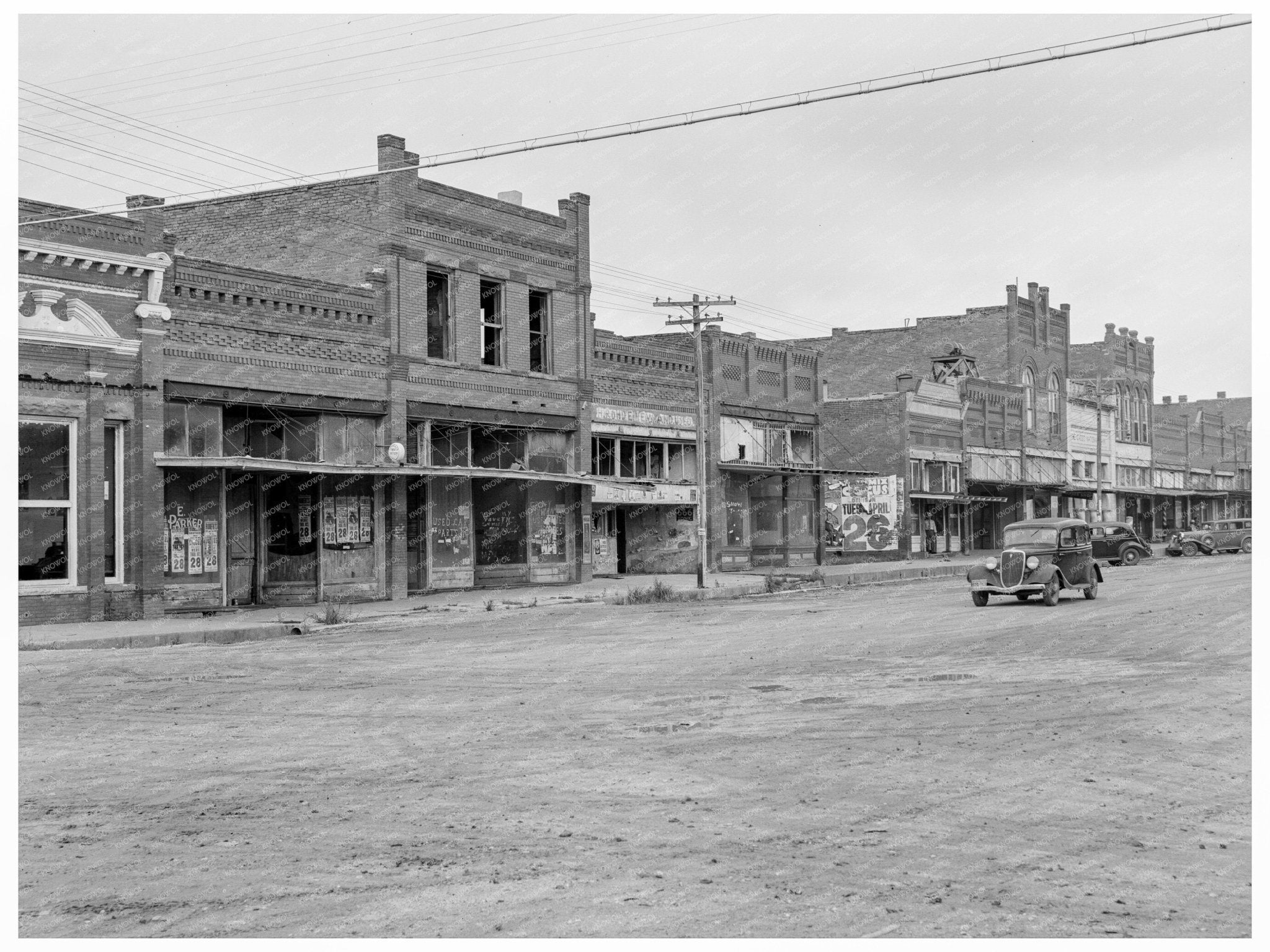 Laborers in Caddo Oklahoma June 1938 Great Depression - Available at KNOWOL