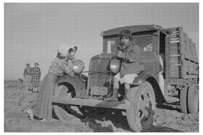 Laborers in Carrot Fields Santa Maria Texas February 1939 - Available at KNOWOL