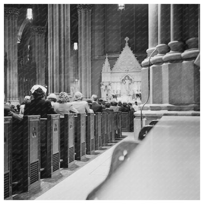 Lady Chapel Saint Patricks Cathedral NYC June 6 1944 - Available at KNOWOL