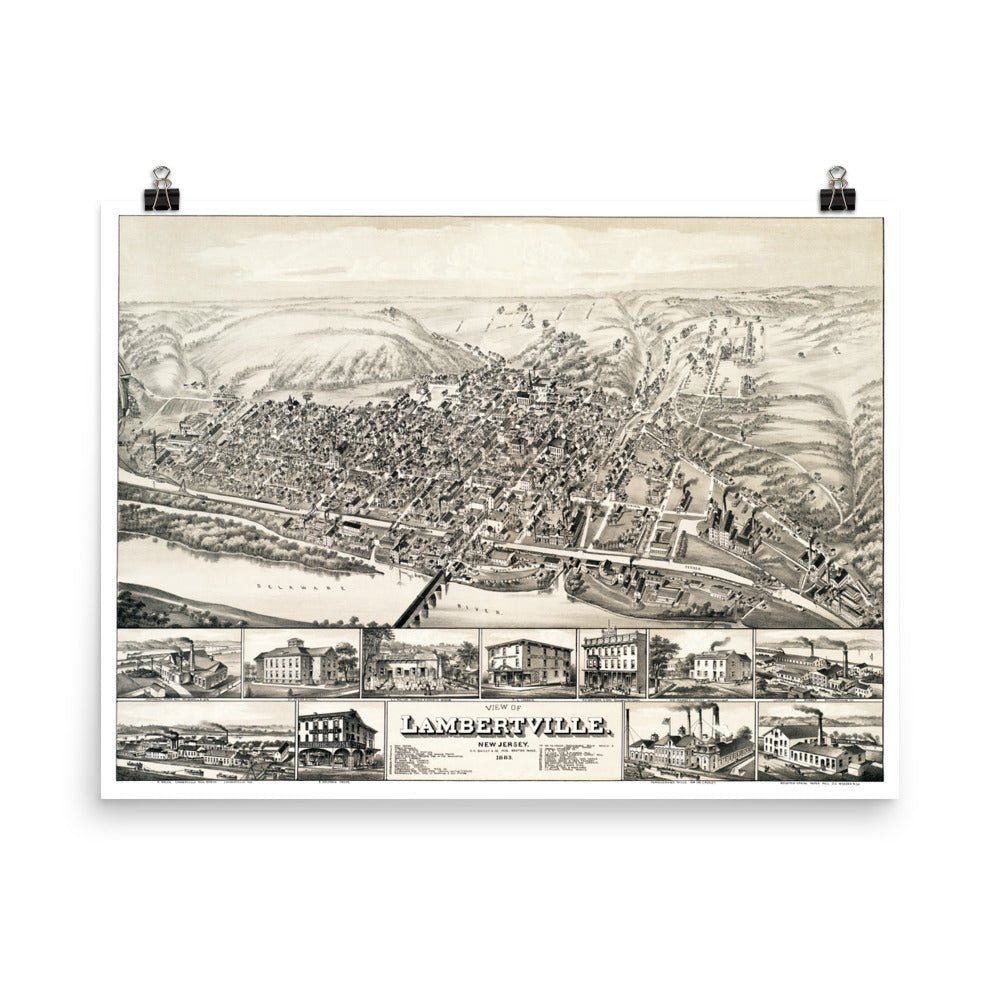 Lambertville, NJ 1883 - Available at KNOWOL